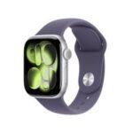 APPLE WATCH SERIES 11 GPS + CELLULAR 42MM SILVER ALUMINIUN CASE WITH PURPLE FOG SPORT BAND S/M