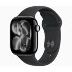 APPLE WATCH SERIES 11 GPS + CELLULAR 46MM GOLD TITANIUM CASE WITH LIGHT BLUSH SPORT BAND M/L M