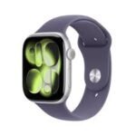 APPLE WATCH SERIES 11 GPS + CELLULAR 46MM SILVER ALUMINIUN CASE WITH PURPLE FOG SPORT BAND S/M