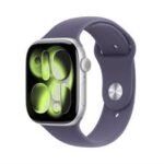 APPLE WATCH SERIES 11 GPS + CELLULAR 46MM SILVER ALUMINIUN CASE WITH PURPLE FOG SPORT BAND M/L
