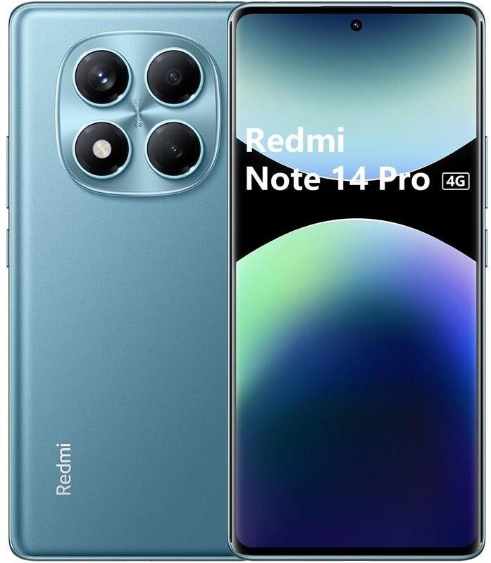 Xiaomi Redmi Note 14 Pro 512GB azul océano nuevo con pantalla AMOLED de 6,67 pulgadas