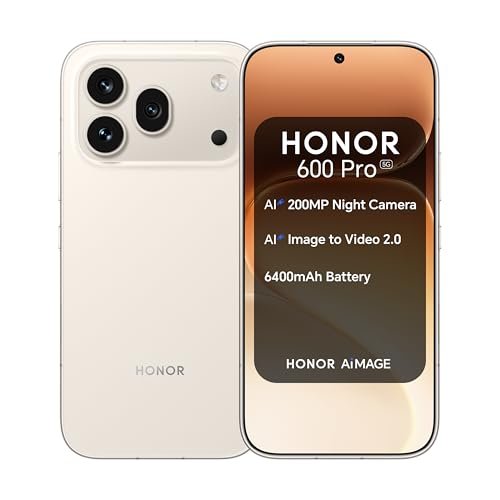 HONOR 600 Pro 12GB 512GB 5G blanco dorado nuevo con diseño Golden White