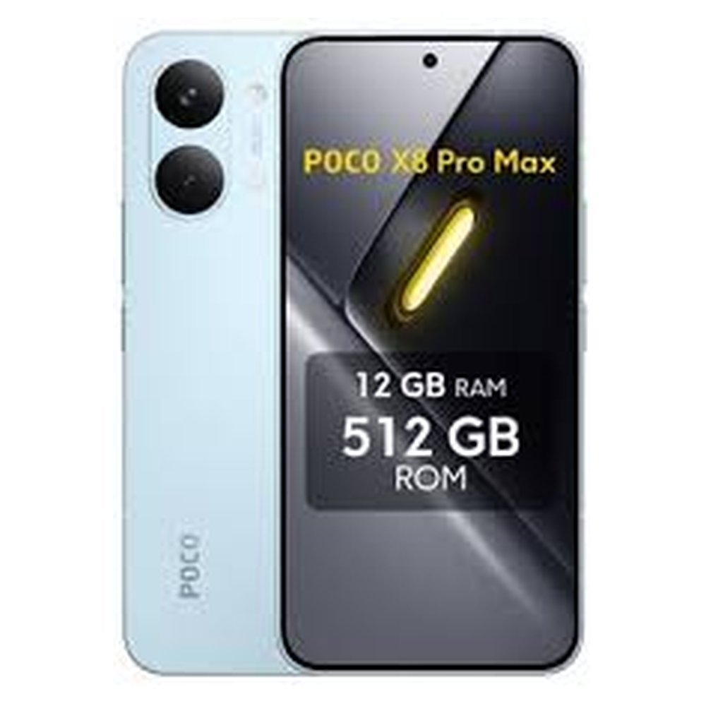 POCO X8 Pro Max 512GB Azul POCO X8 Pro Max 512GB azul nuevo con pantalla AMOLED de 6,83 pulgadas y 120 Hz