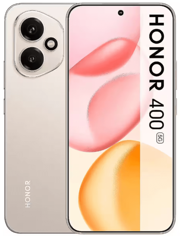 HONOR 400 8GB/256GB oro desierto nuevo con diseño frontal y trasero