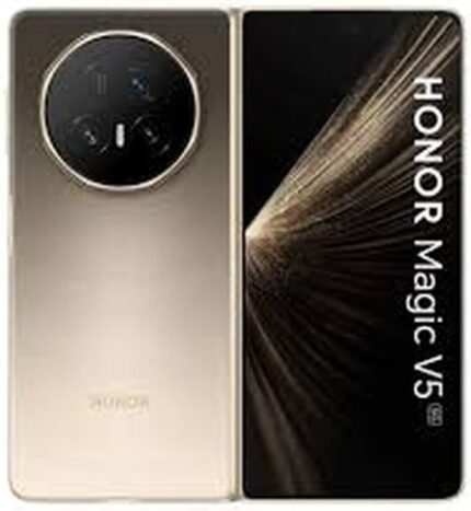 HONOR Magic V5 16GB/512GB oro amanecer nuevo con diseño plegable abierto y cerrado