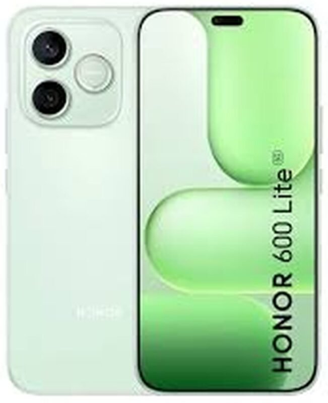 HONOR 600 Lite 8GB/256GB verde brote nuevo con diseño frontal y trasero