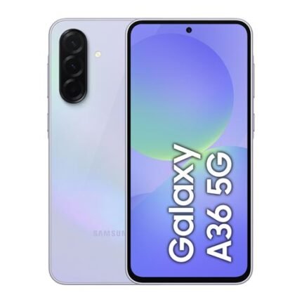 Samsung Galaxy A36 256GB lavanda nuevo con 8GB de RAM y conectividad 5G
