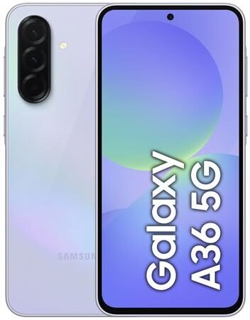Samsung Galaxy A36 256GB lavanda nuevo con 8GB de RAM y conectividad 5G