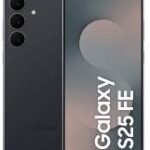 Samsung Galaxy S25 FE 256GB negro azabache nuevo visto de frente y trasera