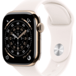 Apple Watch Series 11 GPS + Cellular 46mm Titanio Dorado Gold Titanium con correa Light Blush