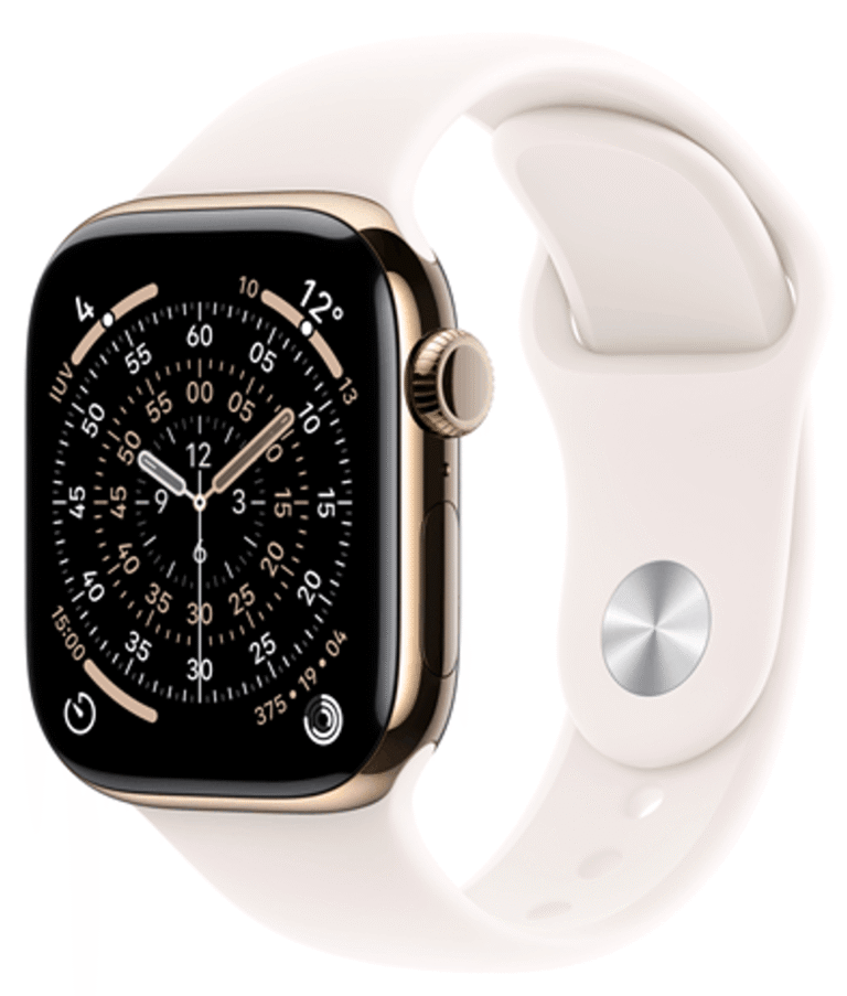 Apple Watch Series 11 GPS + Cellular 46mm Titanio Dorado Gold Titanium con correa Light Blush