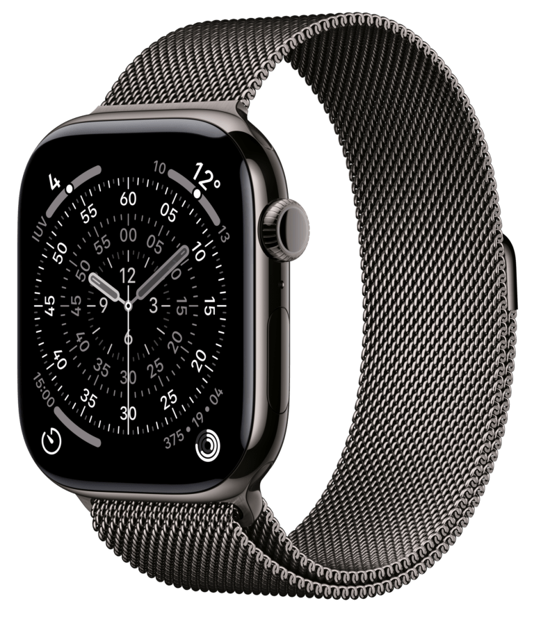 Apple Watch Series 11 GPS + Cellular 46mm Titanio Pizarra Slate Titanium con correa Milanese Loop
