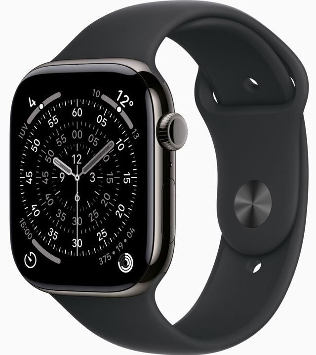 Apple Watch Series 11 GPS + Cellular 46mm Titanio Pizarra Slate Titanium con Black Sport Band S/M