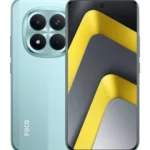 POCO M8 5G 8GB+256GB verde nuevo, vista frontal y trasera