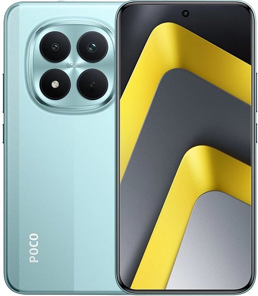 POCO M8 Pro 5G 8GB+256GB verde nuevo, vista frontal y trasera