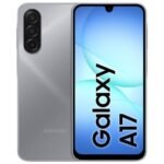 Samsung Galaxy A17 8GB 256GB gris nuevo visto de frente y trasera