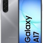 Samsung Galaxy A17 8GB 256GB gris nuevo visto de frente y trasera