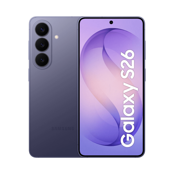 Samsung Galaxy S26 256GB violeta cobalto nuevo con diseño elegante