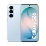Samsung Galaxy S26+ 5G 256GB azul cielo Sky Blue nuevo vista frontal y trasera
