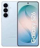 Samsung Galaxy S26+ 5G 256GB azul cielo Sky Blue nuevo vista frontal y trasera