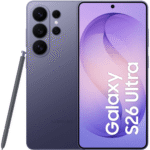 Samsung Galaxy S26 Ultra 1TB violeta cobalto nuevo visto de frente y trasera