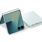 Samsung Galaxy Z Flip7 256GB verde menta nuevo plegado y desplegado