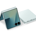 Samsung Galaxy Z Flip7 256GB verde menta nuevo plegado y desplegado