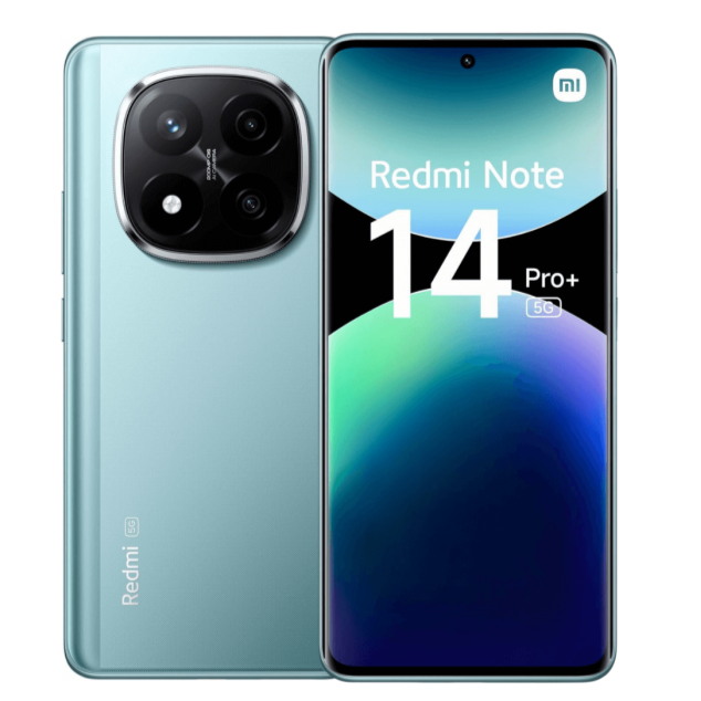 Xiaomi Redmi Note 14 Pro+ 256GB azul hielo nuevo con pantalla CrystalRes AMOLED de 6,67 pulgadas