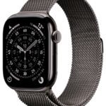 Apple Watch Series 11 GPS + Cellular 46mm Titanio Pizarra Slate Titanium con Milanese Loop S/M