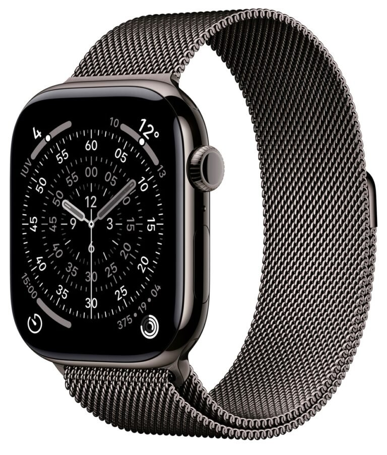 Apple Watch Series 11 GPS + Cellular 46mm Titanio Pizarra Slate Titanium con Milanese Loop S/M