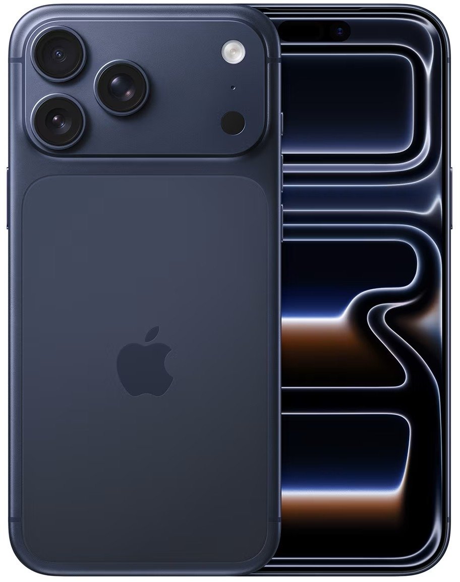 iPhone 17 Pro Max 2TB Azul Oscuro Apple iPhone 17 Pro Max 2TB azul oscuro (Deep Blue) vista frontal