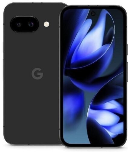 Google Pixel 9a 8GB 128GB negro obsidiana vista frontal