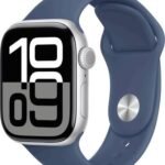 Apple Watch Series 10 LTE 42mm Aluminio Plata vista frontal