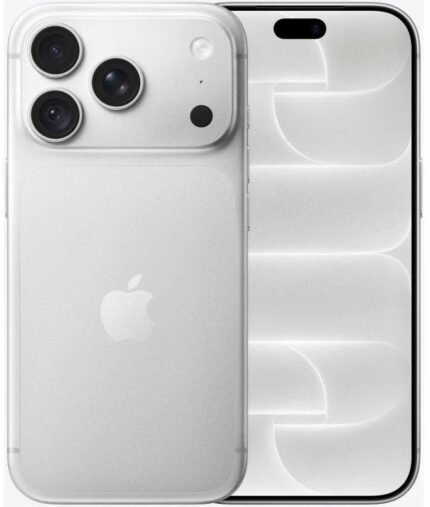 Apple iPhone 18 Pro Max 1TB Plata (Silver), vista frontal y trasera.
