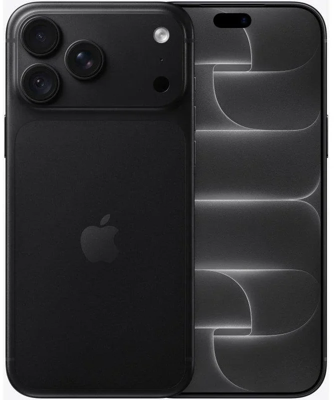 iPhone 18 Pro 2TB Negro Apple iPhone 18 Pro 2TB Negro (Black), vista frontal y trasera.