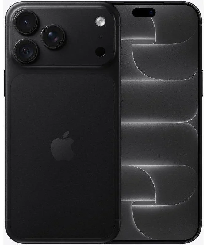 iPhone 18 Pro 1TB Negro Apple iPhone 18 Pro 1TB Negro (Black), vista frontal y trasera.