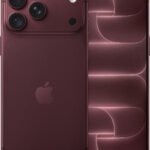 Apple iPhone 18 Pro Max 1TB Burdeos (Burgundy), vista frontal y trasera del smartphone nuevo.